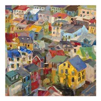Reykjavik Rooftops Fine Art Print