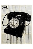 Black Phone Fine Art Print