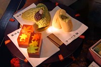 Display of Autumn seasonal sweets, Tokyo, Japan Fine Art Print