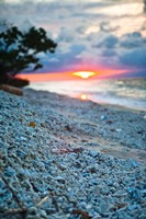 Gili Islands, Indonesia, Sunset along the beach Fine Art Print