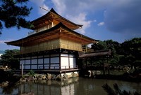 Golden Pavilion, Zen Temple, Kinkakuji, Kyoto, Japan Fine Art Print