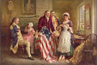 Betsy Ross, 1777 Fine Art Print