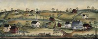 Town & Country by Barbara Jeffords - 30" x 12"