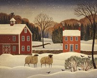 Winter Sheep I Fine Art Print
