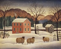 Winter Sheep II Fine Art Print