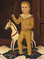 Boy with Horse Fine Art Print