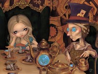 Alice and the Mad Hatter Fine Art Print
