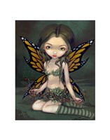 Fairy with Dried Flowers Fine Art Print