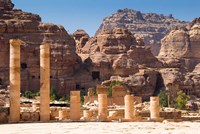 Great Temple, Petra, UNESCO Heritage Site, Jordan Fine Art Print