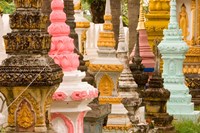 Grave Stupas at Wat Si Saket, Vientiane, Laos by Gavriel Jecan - various sizes