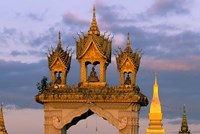 Asia, Laos, Vientiane, That Luang Temple by Russell Young - various sizes, FulcrumGallery.com brand