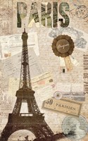 Sepia Paris Fine Art Print