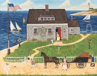 Grandma's Seaside Cottage by Joseph Holodook - various sizes