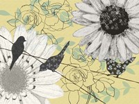Birds on a Wire I Fine Art Print
