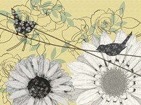 Birds on a Wire II Fine Art Print