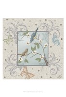 Whimsical Birds I Framed Print