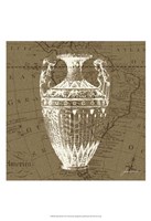 Map Bottles II Fine Art Print