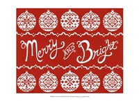 Fair Isle Snowflake II Fine Art Print