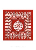 Fair Isle Snowflake IV Fine Art Print