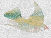 Patterned Bird III Fine Art Print