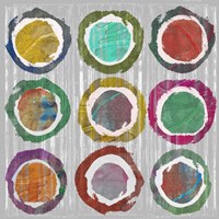 Jagged Circles I Fine Art Print