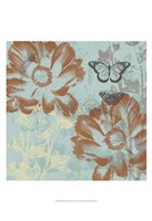 Teal Garden II Fine Art Print