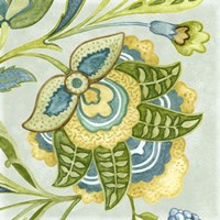 Decorative Golden Bloom IV Fine Art Print