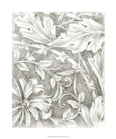 Floral Pattern Sketch IV Fine Art Print