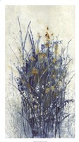 Indigo Floral I Fine Art Print