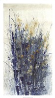 Indigo Floral II Fine Art Print