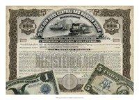Antique Stock Certificate I Fine Art Print