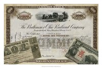 Antique Stock Certificate III Fine Art Print