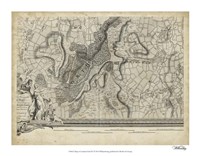 Map of London Grid XV Fine Art Print