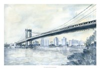 City Bridge II by Megan Meagher - 26" x 18"