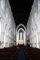 Singapore. The interior view of St. Andrew's Cathedral Fine Art Print