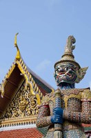 Statue at The Grand Palace, Bangkok, Thailand Fine Art Print