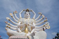 Thailand, Ko Samui, Wat Plai Laem, Kwan Yin Fine Art Print