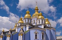 St Michaels Cathedral, Kiev, Ukraine Fine Art Print