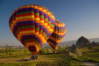 Turkey in Cappadocia and hot air ballooning Fine Art Print