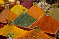 Items for sale in Spice Market, Istanbul, Turkey Fine Art Print