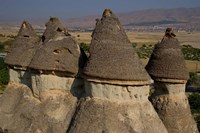 Ash and Basalt Formations, Cappadoccia, Turkey Fine Art Print