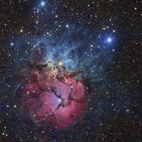 Close up of The Trifid Nebula Fine Art Print