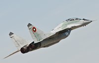 MIG-29 of the Bulgarian Air Force Fine Art Print