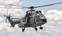 Eurocopter AS332 Super Puma Helicopter of the Brazilian Navy Fine Art Print