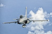 Dassault Rafale of the French Air Force Over Brazil Fine Art Print