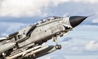 Italian Air Force Panavia Tornado ECR taking off Fine Art Print