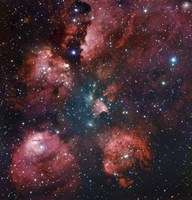 The Cat's Paw Nebula in Scorpius Fine Art Print