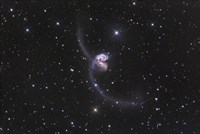 Interacting Galaxies in Corvus Fine Art Print