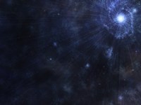 Bright Star in Outer Space Fine Art Print