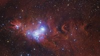 The Cone Nebula Region Fine Art Print
